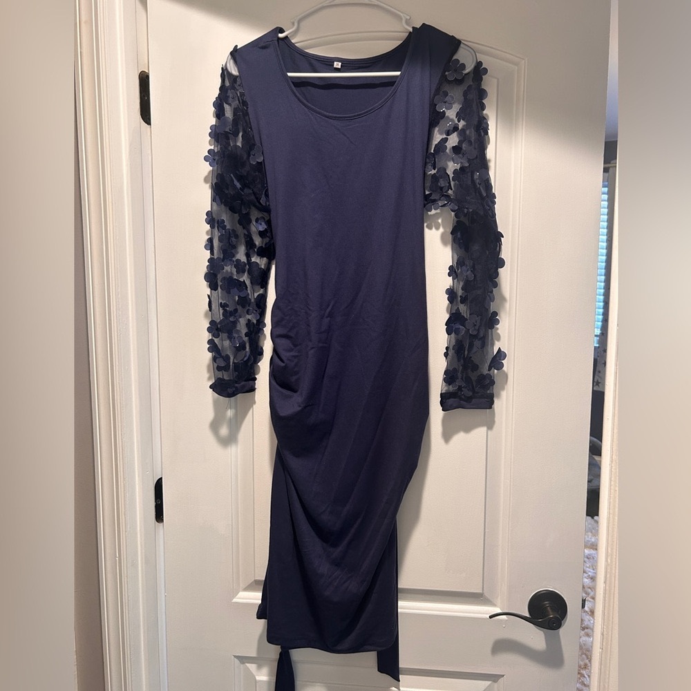 Blue Maternity dress size Medium